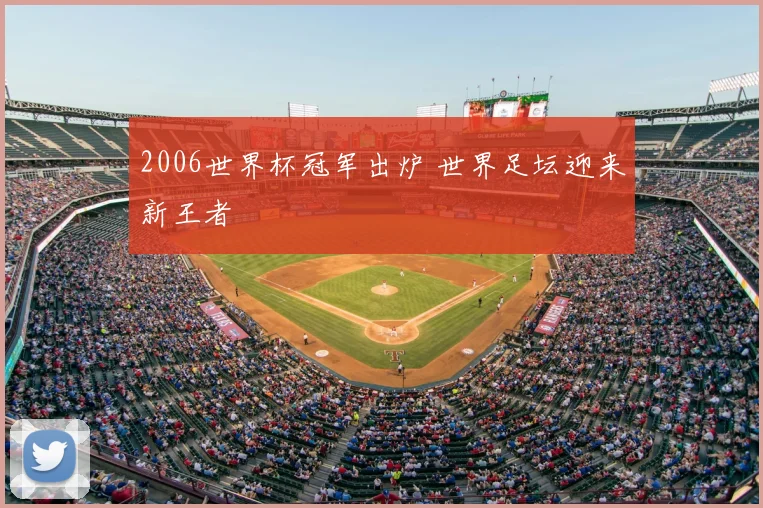 2006世界杯冠军出炉 世界足坛迎来新王者